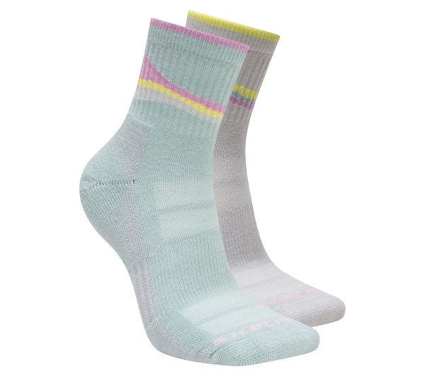 Skechers 2 Pack Women's Trail Quarter Socks