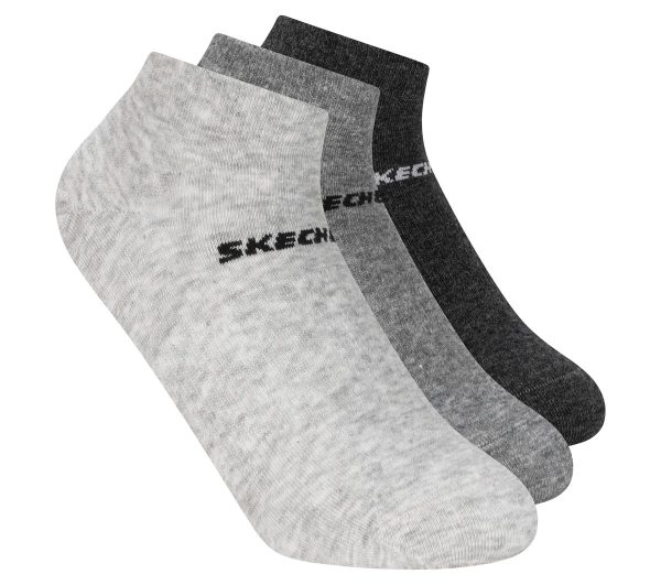 Skechers 3 Pack Boys' Low Cut Cotton Socks