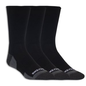 Skechers 3 Pack Half Terry Crew Socks