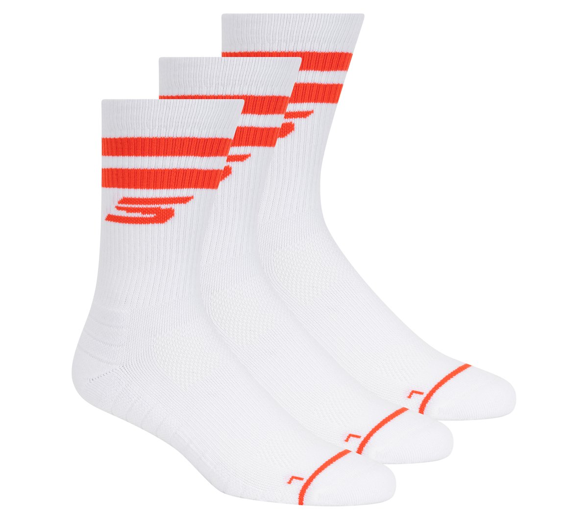 Skechers 3 Pack Men's Performance Pickleball Crew Socks