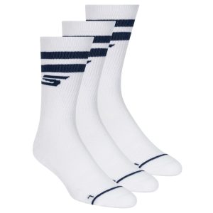 Skechers 3 Pack Men's Performance Pickleball Crew Socks