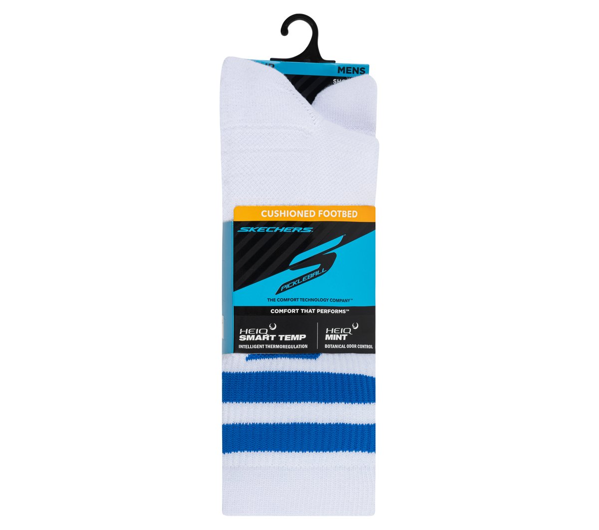 Skechers 3 Pack Men's Performance Pickleball Crew Socks