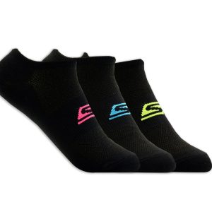 Skechers 3 Pack No Show Stretch Socks