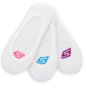 Skechers 3 Pack Sport Mesh No Show Liner Socks
