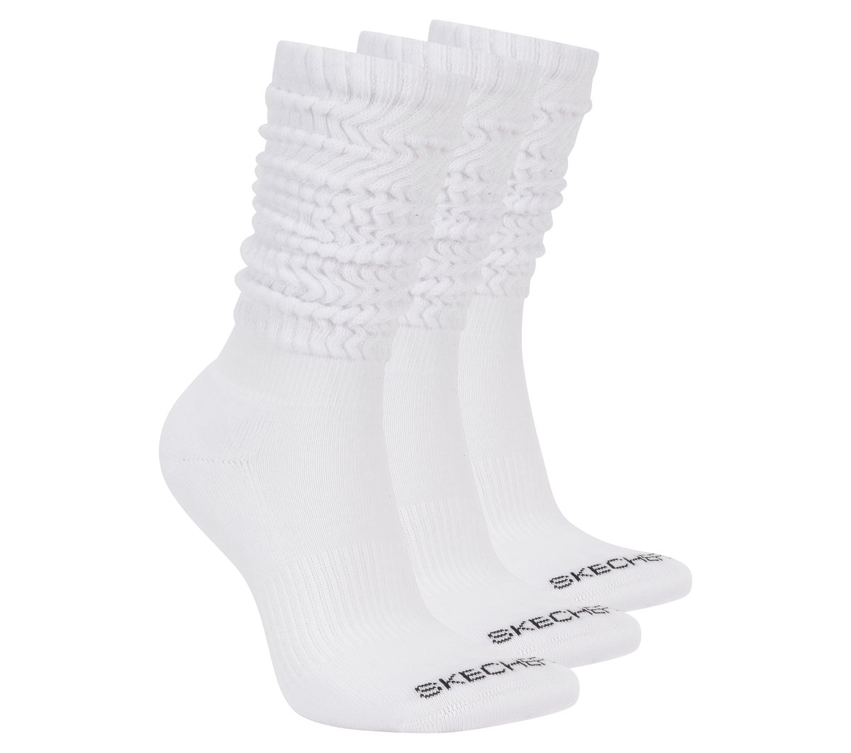 Skechers 3 Pack Women's Slouch Socks