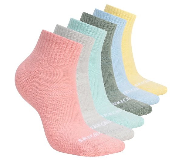 Skechers 6 Pack Core Quarter Medium Socks