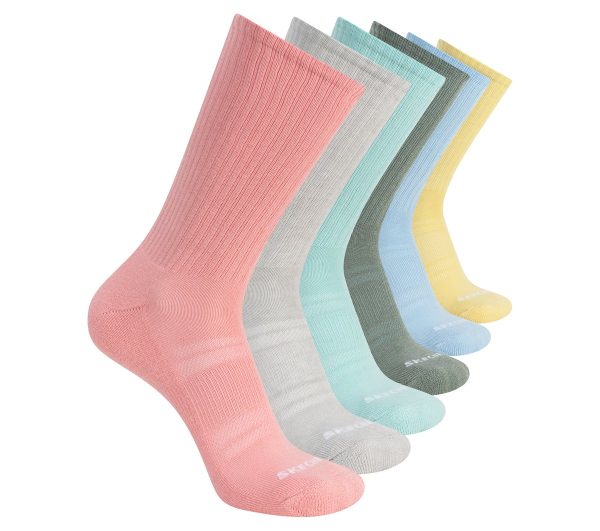 Skechers 6 Pack Large Core Crew Socks