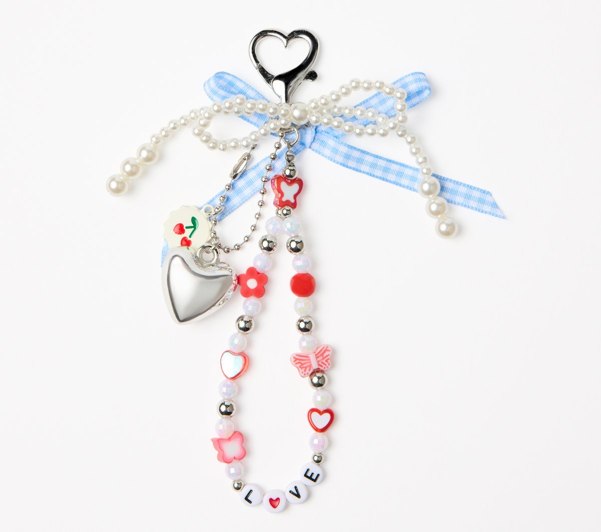Skechers Bag Charm - Pearl Butterfly