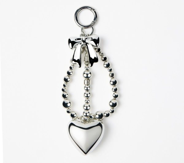 Skechers Bag Charm - Silver Heart