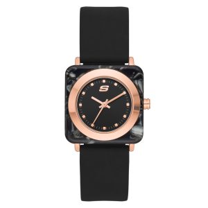 Skechers Calabar Black Pearl Square Watch