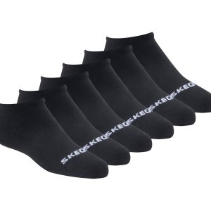 Skechers Cotton No-Show Socks - 6 Pack