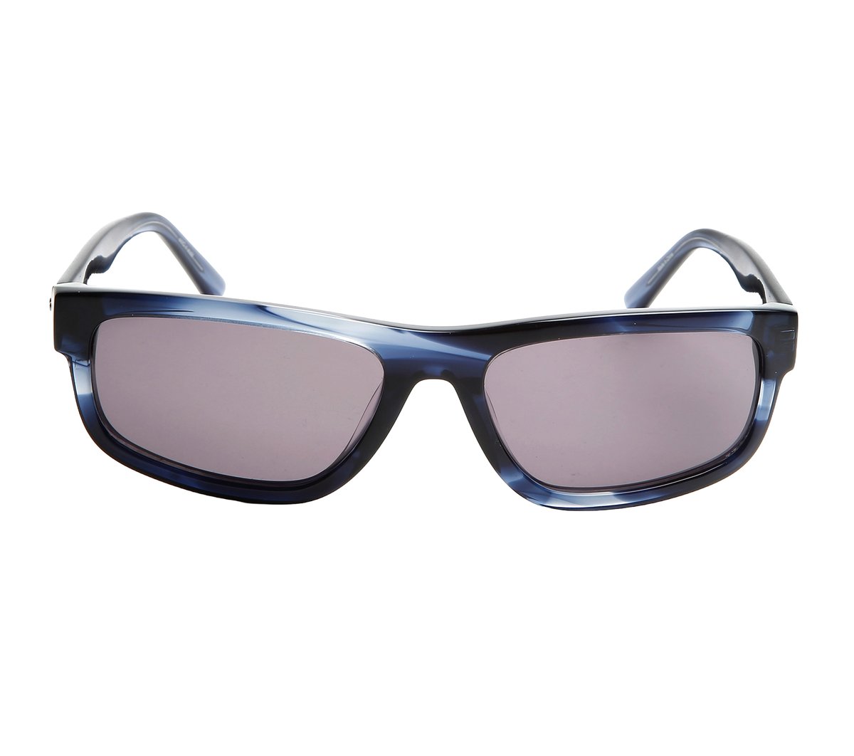 Skechers Elevated Rectangle Shiny Horn Sunglasses
