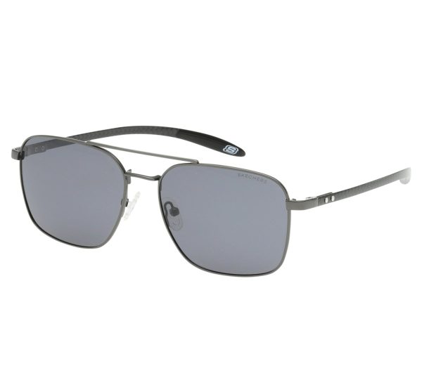 Skechers Elevated Square Satin Sunglasses
