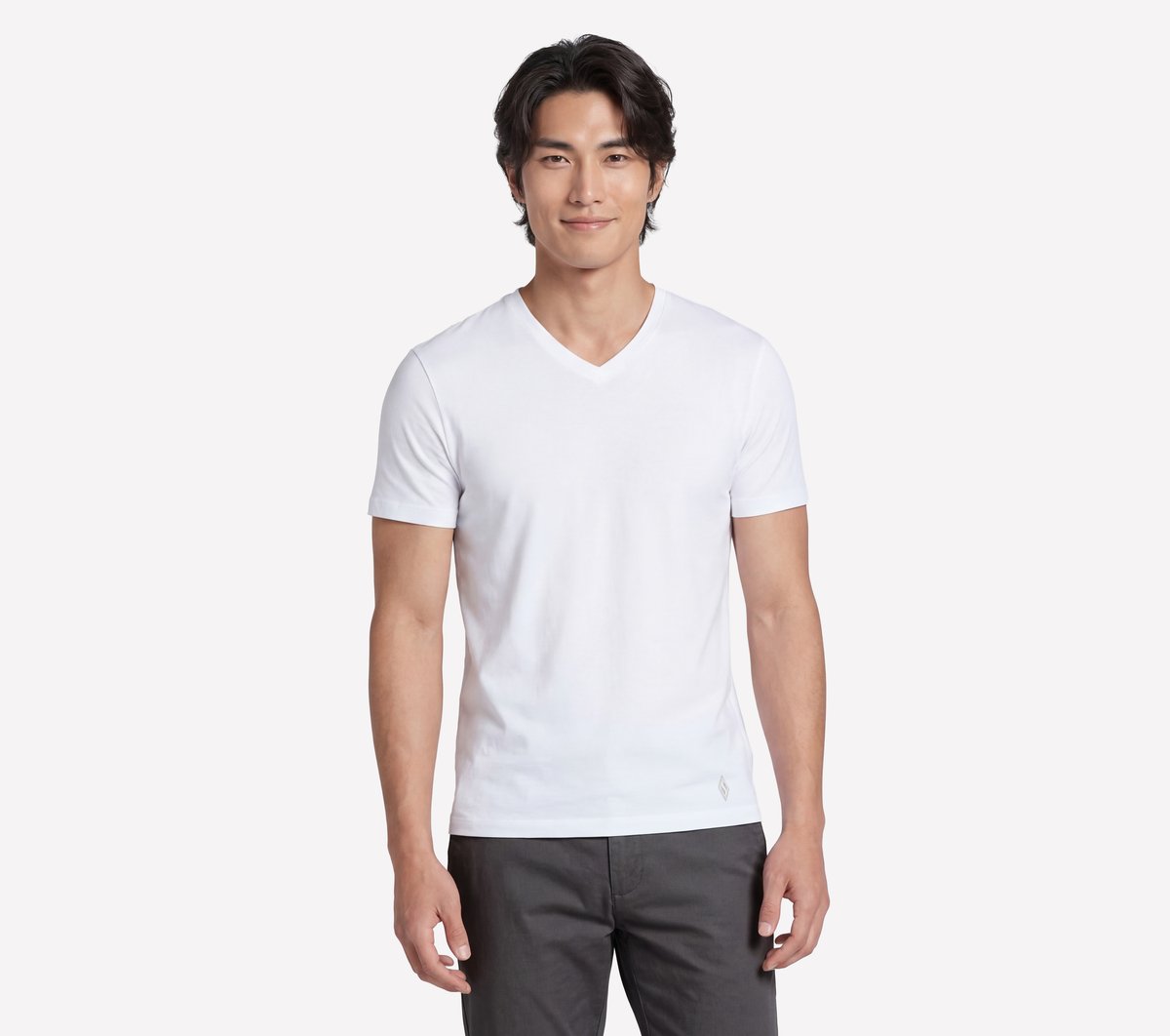 Skechers GO DRI Pima Short Sleeve V-Neck