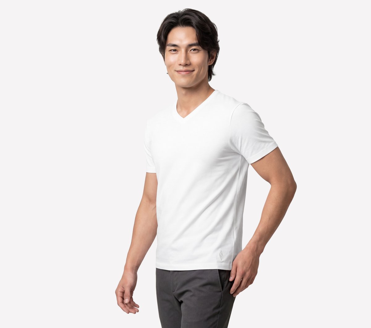 Skechers GO DRI Pima Short Sleeve V-Neck