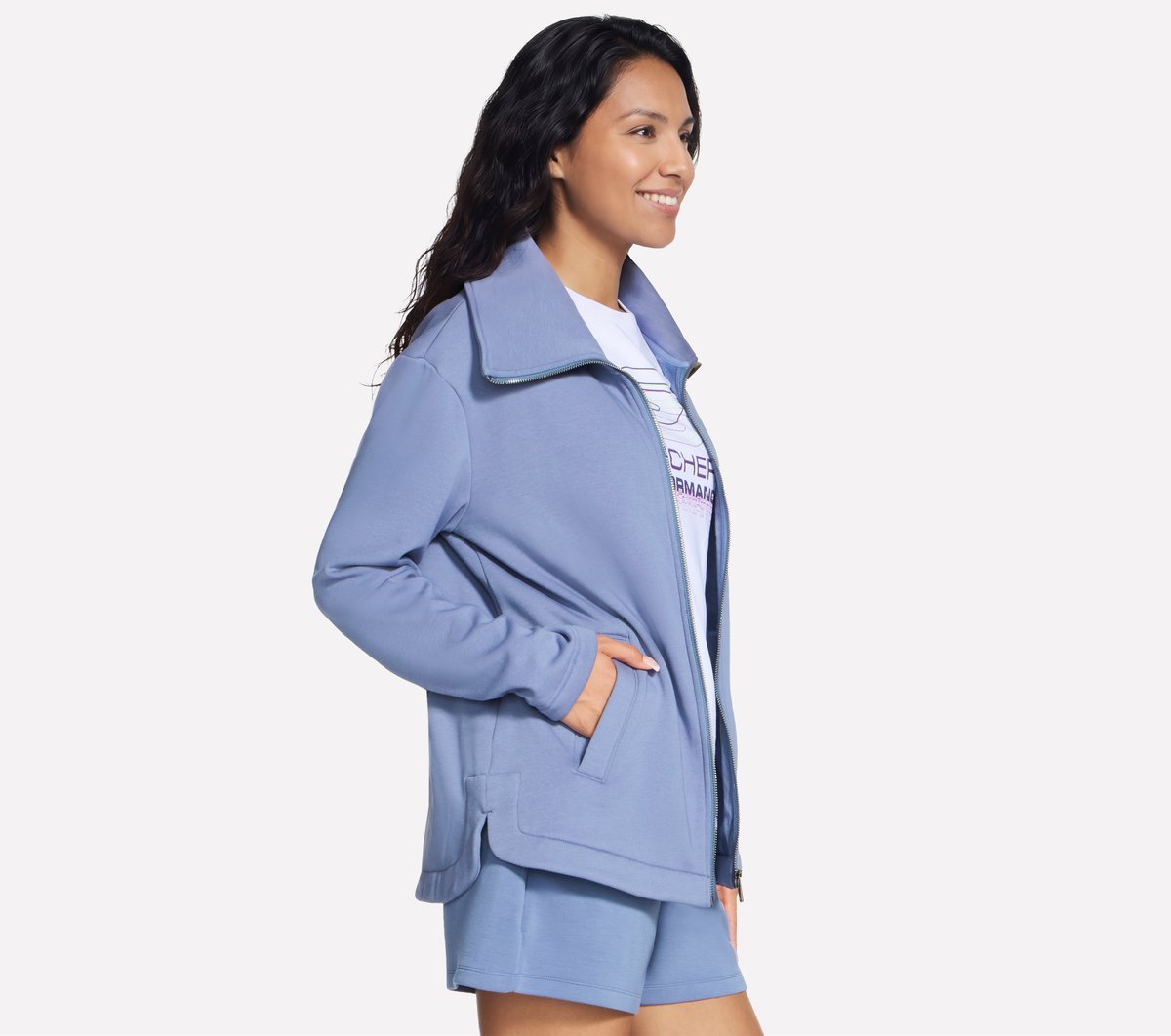 Skechers GO SNUGGLE Tunic Full Zip Jacket
