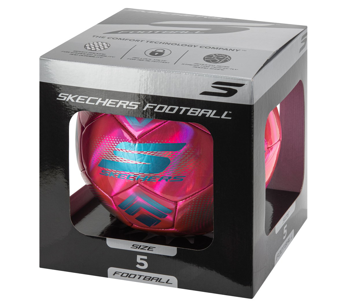 Skechers Hex Dusted Size 5 Soccer Ball