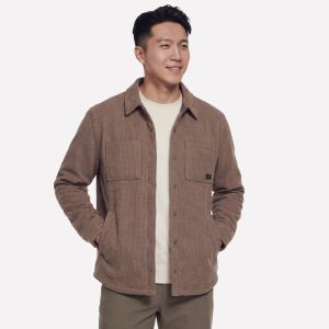 Skechers Sherpa Lined Quilted Jacket