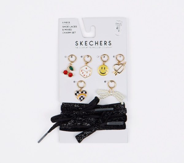 Skechers Shoelaces With Charm Set - Glitter