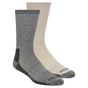Skechers 2 Pack Men's Crew Wool Socks