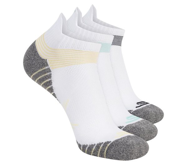 Skechers 3 Pack Men's Lowcut Stripe Tab Socks