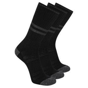 Skechers 3 Pack Men's Reflective Performance Crew Socks