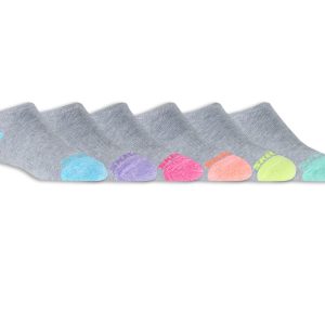 Skechers 6 Pack Low Cut Walking Socks
