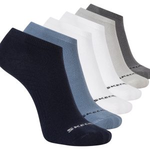 Skechers 6 Pack Men's Low Cut Texture Knit Socks