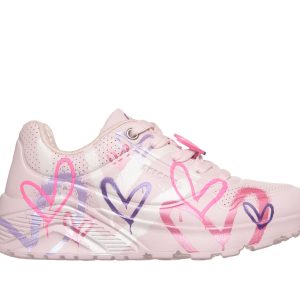 Skechers JGoldcrown: UNO Lite - Flutter Hearts