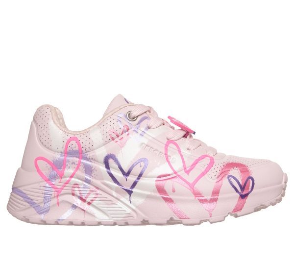 Skechers JGoldcrown: UNO Lite - Flutter Hearts