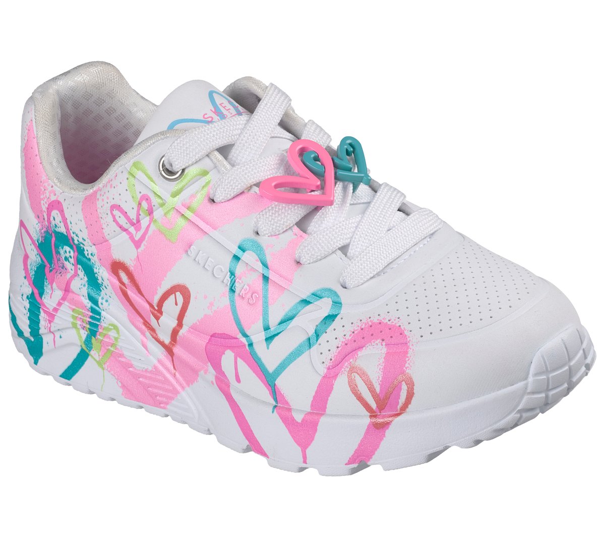 Skechers JGoldcrown: UNO Lite - Flutter Hearts