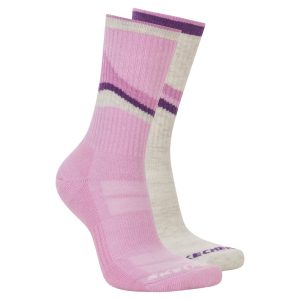 Skechers 2 Pack Women's Crew Trail Socks