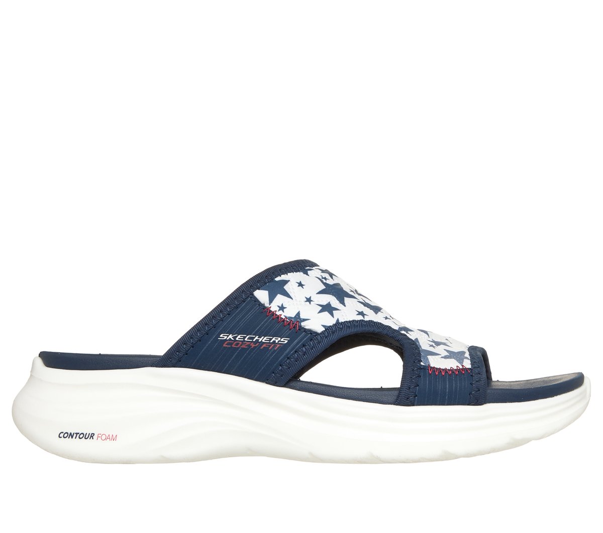 Skechers Contour Foam Sandal - Cozy Fit Americana Aura