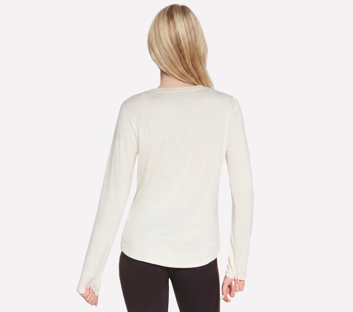 Skechers GO DRI Swift Stripe Long Sleeve Crew