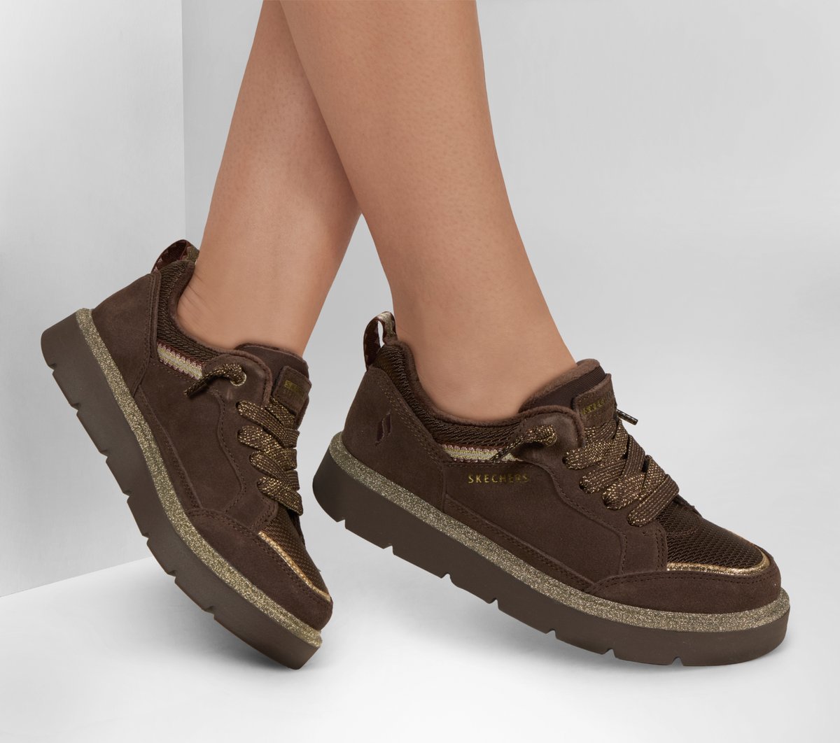 Skechers Keepsakes Cozy - Street Hiker Glimmer