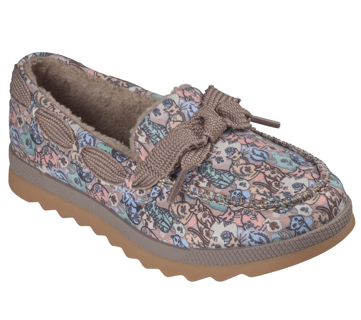 Skechers Relaxed Fit: BOBS Cozy Chill - Kitty Drift